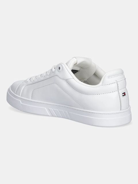 Tommy Hilfiger sneakersy skórzane ICON COURT SNEAKER damskie kolor biały FW0FW08815