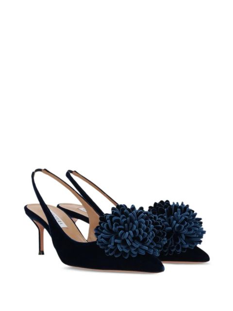 Aquazzura 65mm Couturier slingback pumps - Blue