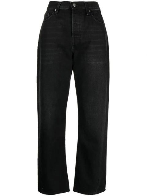 TOTEME twisted seam wide-leg jeans - Black - zdjęcie produktu nr 1