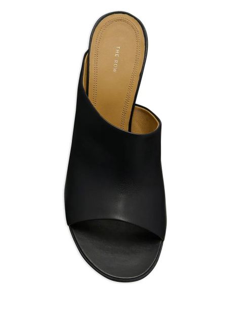 The Row 90mm Signum mules - Black