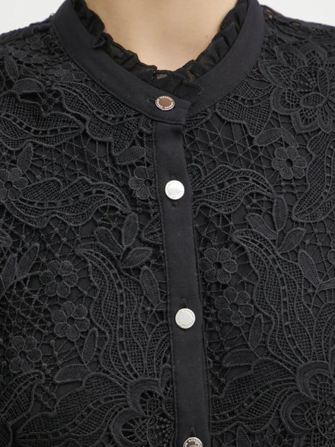 Morgan koszula CISLO damska kolor czarny regular CISLO