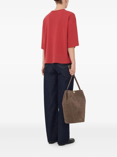 LouLou de Saison Osis drop-shoulder T-shirt - Red