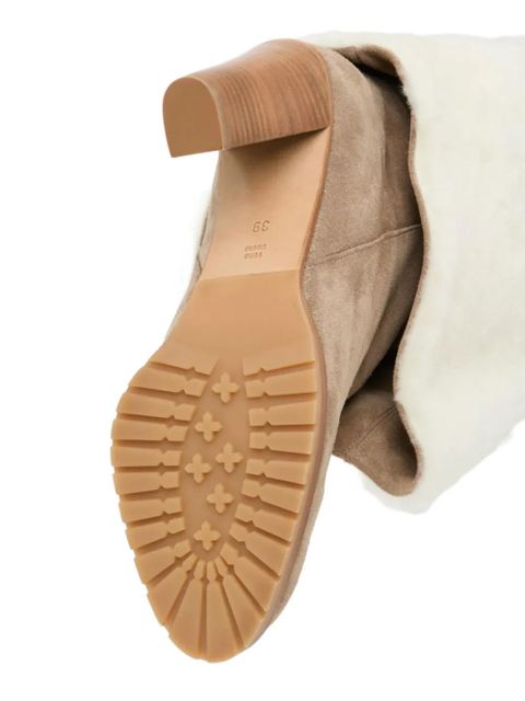 Yves Salomon shearling boots - Neutrals