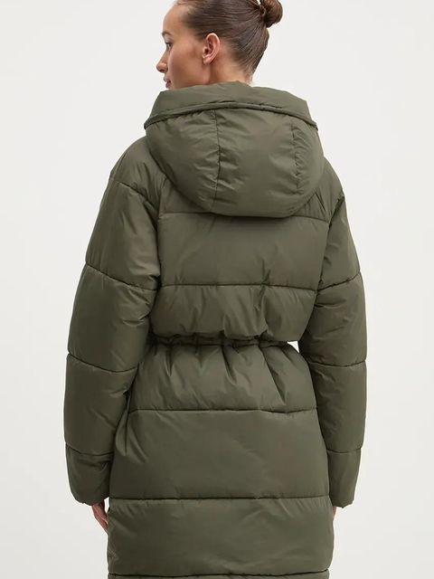 Tommy Jeans kurtka damska kolor zielony zimowa DW0DW18842 - zdjęcie produktu nr 2