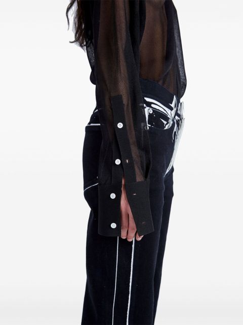 Proenza Schouler Ryman straight jeans - Black