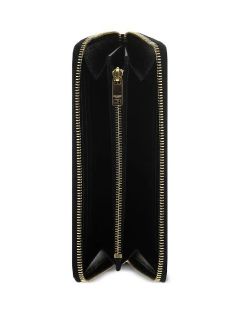 Saint Laurent Cassandre zip-around wallet - Black