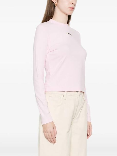 Jacquemus Gros Grain logo T-shirt - Pink