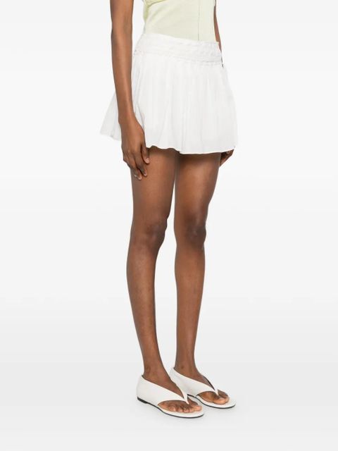 Posse Danielle lace-trim skort - Neutrals