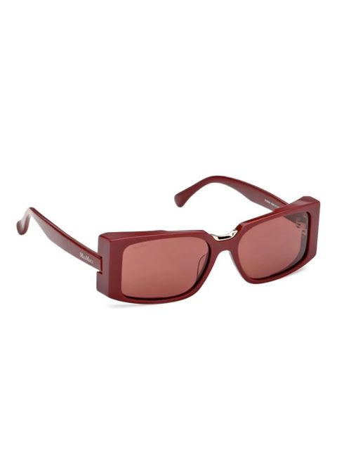 Max Mara Eyewear rectangle-frame sunglasses - Red - zdjęcie produktu nr 2