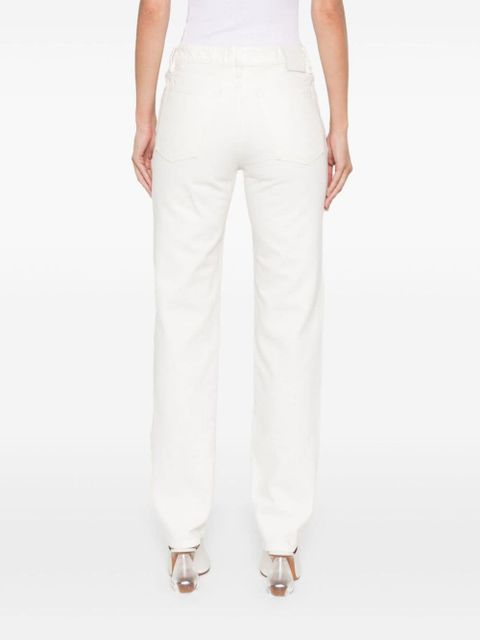 TOTEME low tapered jeans - White
