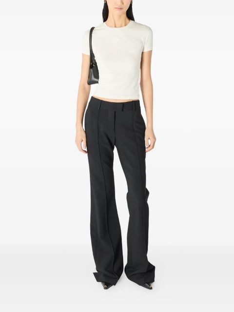 Marine Serre pearl logo baby fit T-shirt - Neutrals - zdjęcie produktu nr 2