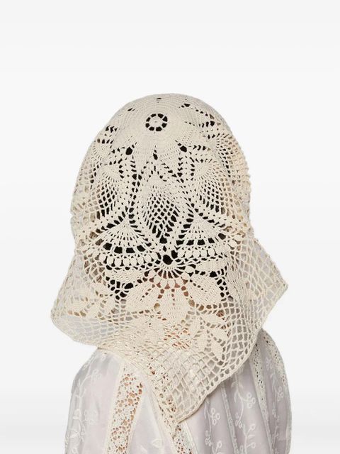 Magda Butrym crochet scarf - Neutrals