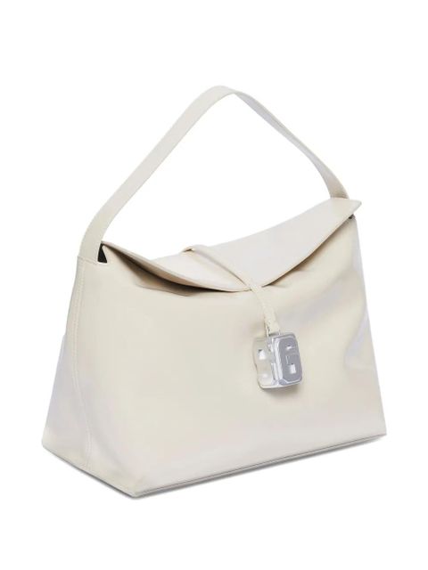 GCDS Mega Comma shoulder bag - White
