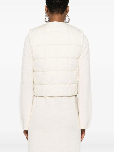 LEMAIRE quilted gilet - Neutrals