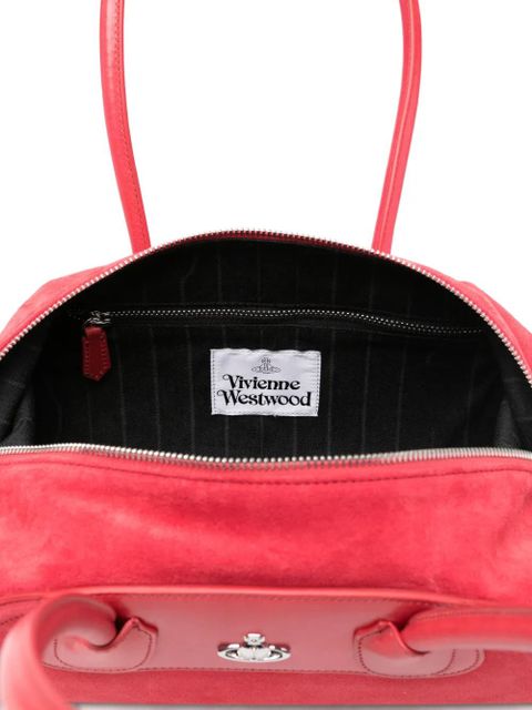 Vivienne Westwood small Shirley Orb detail shopper shoulder bag - Red