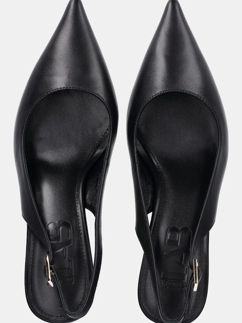 Answear.LAB szpilki skórzane kolor czarny