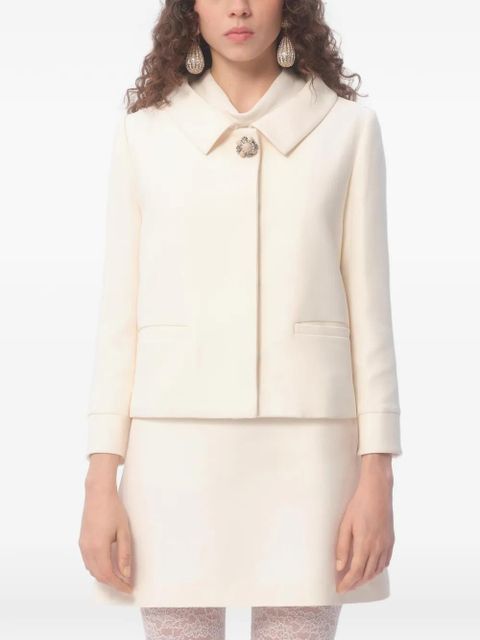 Valentino Garavani crepe couture jacket - Neutrals