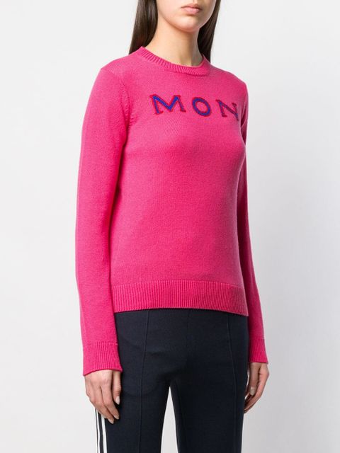 Moncler logo sweater - Pink