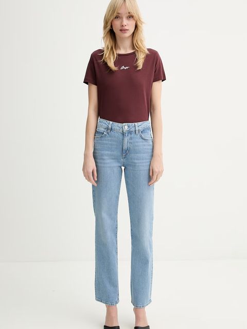 BOSS Orange t-shirt bawełniany C Elove embro - zdjęcie produktu nr 1