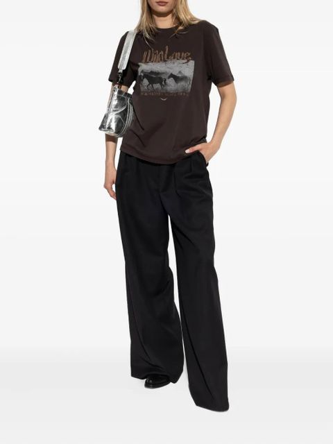 Zadig&Voltaire graphic-print T-shirt - Brown