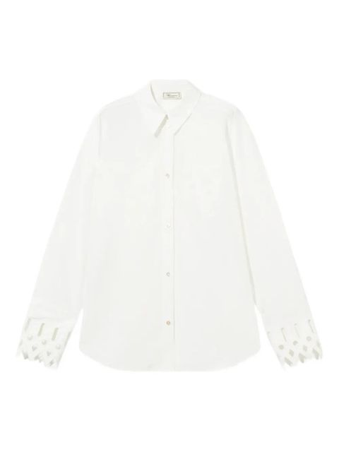 Blumarine dropped-shoulder shirt - White - zdjęcie produktu nr 1