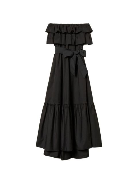 TWINSET ruffled off-shoulder dress - Black - zdjęcie produktu nr 1