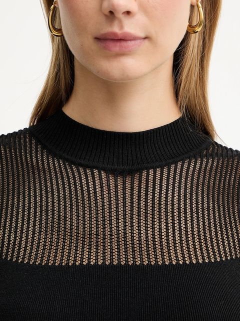 Morgan top damska kolor czarny gładka MJULIE