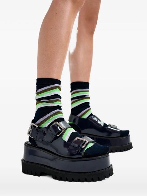 Essentiel Antwerp platform buckle sandals - Blue - zdjęcie produktu nr 2