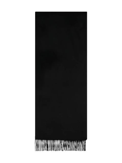 Max Mara fringed cashmere scarf - Black - zdjęcie produktu nr 1