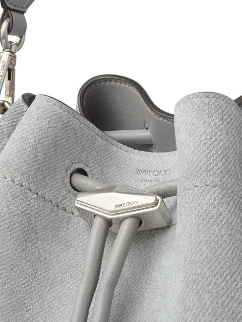 Jimmy Choo Cinch M drawstring shoulder bag - Grey - zdjęcie produktu nr 2