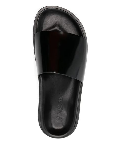 Saint Laurent Nichols slides - Black