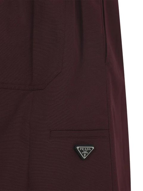 Prada drawstring skirt - Red