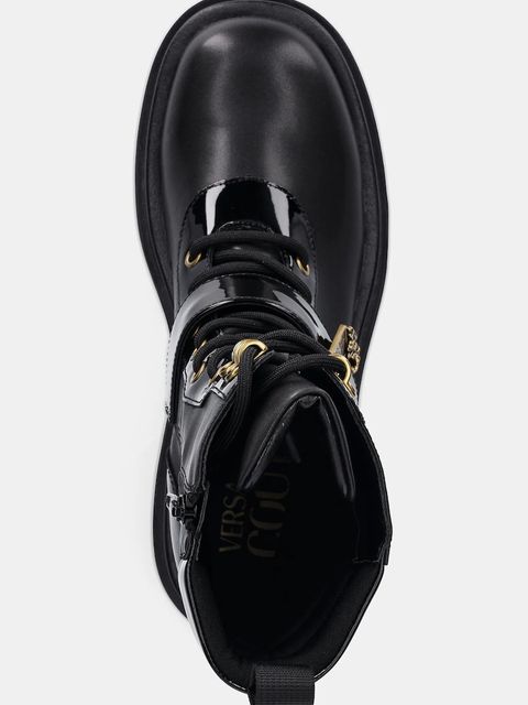 Versace Jeans Couture workery damskie kolor czarny na platformie 79VA3S67 71570 899