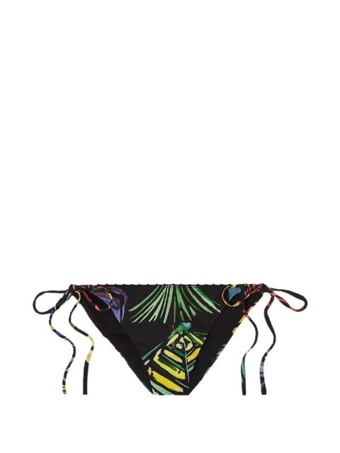 Charo Ruiz Ibiza Marisa abstract-print bikini bottoms - Black - zdjęcie produktu nr 1