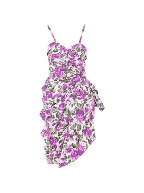 Chloé wrapped bustier midi dress - White - zdjęcie produktu nr 1