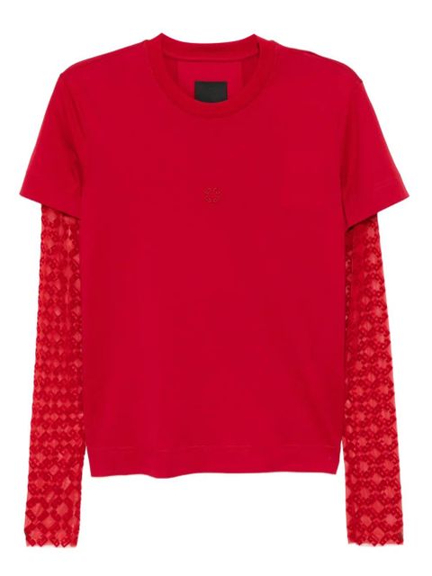 Givenchy logo-embroidered T-shirt - zdjęcie produktu nr 1