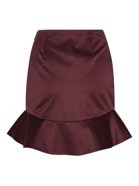 ROTATE BIRGER CHRISTENSEN ruffled mini skirt - Red - zdjęcie produktu nr 1