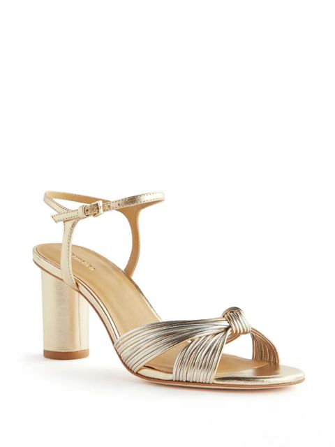Reformation Petra leather sandals - Gold - zdjęcie produktu nr 2