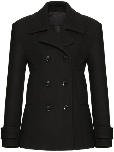 Valentino Garavani double breasted coat - Black