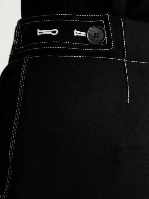 Rag & Bone spodnie damskie kolor czarny proste high waist RE0H25F71PW - zdjęcie produktu nr 2