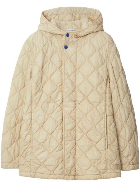 Burberry quilted hooded jacket - Neutrals