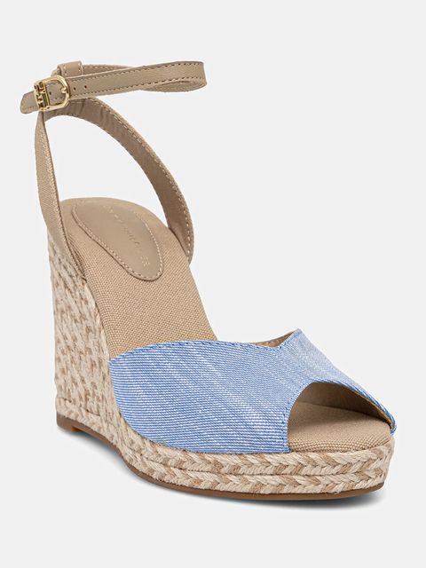 Tommy Hilfiger sandały CHAMBRAY HIGH WEDGE ESPADRILLE - zdjęcie produktu nr 1