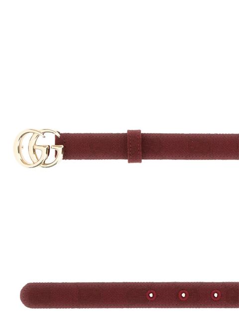 Gucci GG Marmont skinny belt - Red - zdjęcie produktu nr 2
