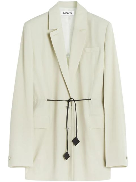 Lanvin virgin wool blazer - Neutrals - zdjęcie produktu nr 1