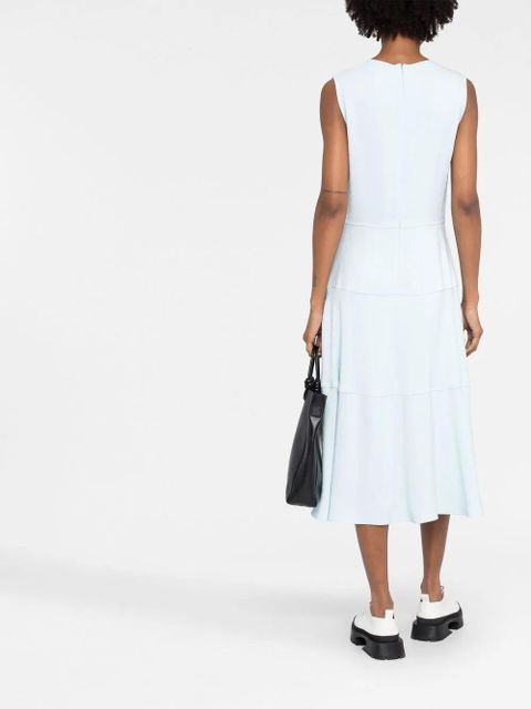 Marni Kleid jacquard midi dress - Blue