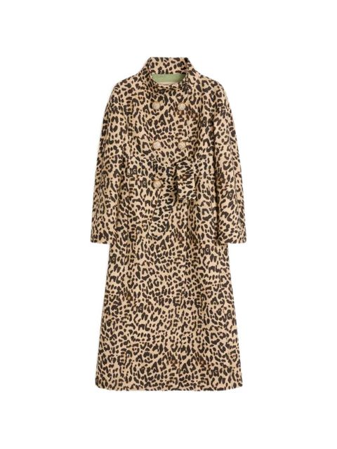 Valentino Garavani cloth coat in animalier print - Neutrals - zdjęcie produktu nr 1