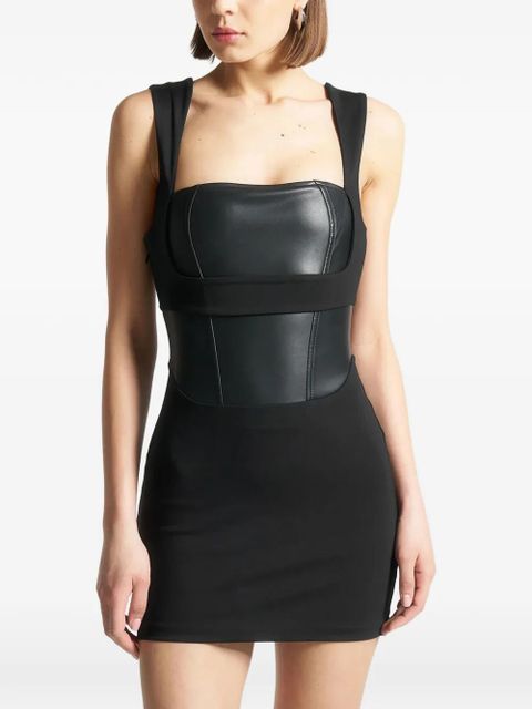 Manière De Voir layered corset mini dress - Black - zdjęcie produktu nr 2