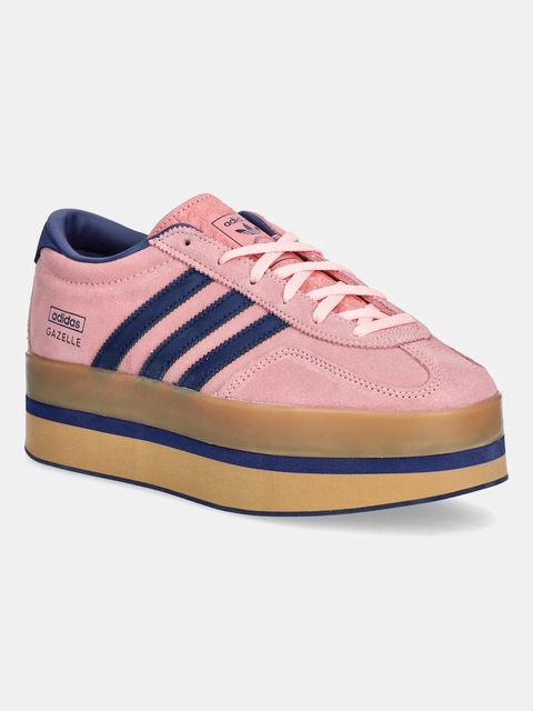 adidas Originals sneakersy zamszowe Gazelle Stack W damskie kolor różowy JS3926 - zdjęcie produktu nr 1