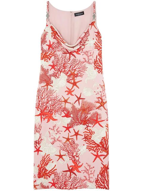 Versace Barocco Sea silk slip dress - Pink - zdjęcie produktu nr 1