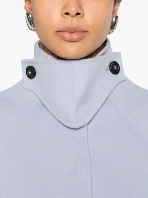 Sportmax button pockets coat - Blue